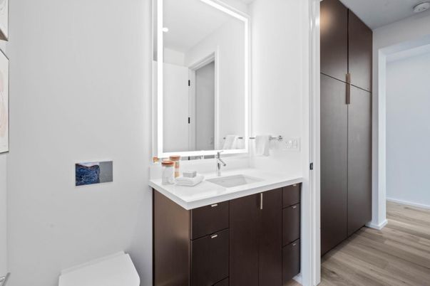 Bathroom, Interior, Wood Texture Flooring