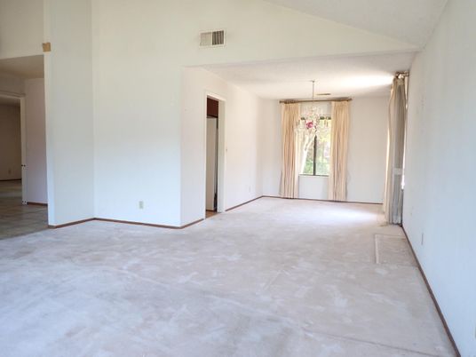 Chandelier, Empty room, Interior