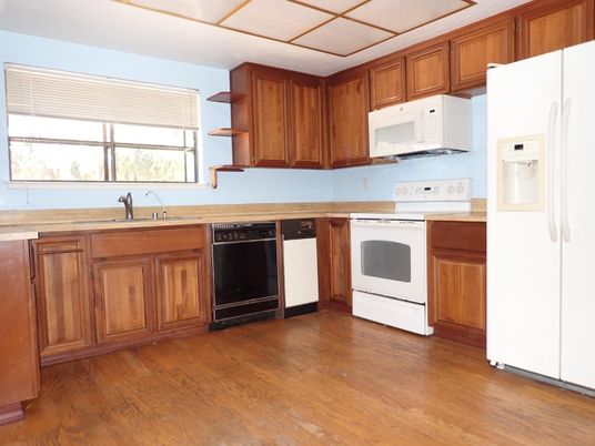 Interior, Kitchen, Wood Texture Flooring