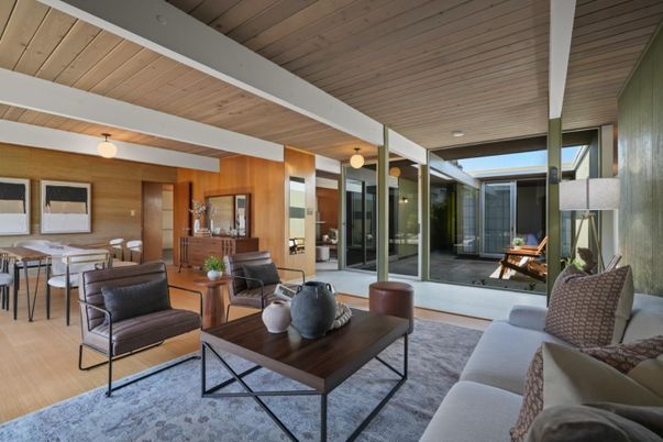 Dining room, Interior, Living room, Wooden Ceilings, Wood Texture Flooring, Wooden Walls