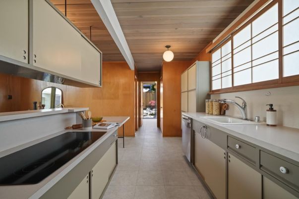 Interior, Kitchen, Wooden Ceilings, Wooden Walls