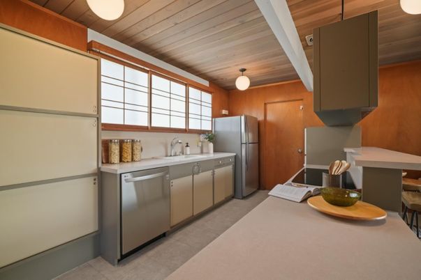 Interior, Kitchen, Wooden Ceilings, Wooden Walls