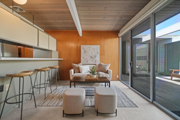 Dining room, Interior, Wooden Ceilings, Wooden Walls
