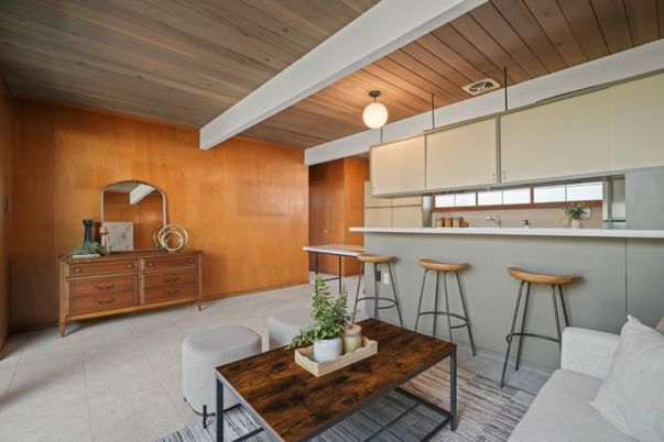 Interior, Kitchen, Pendant Lights, Wooden Ceilings, Wooden Walls