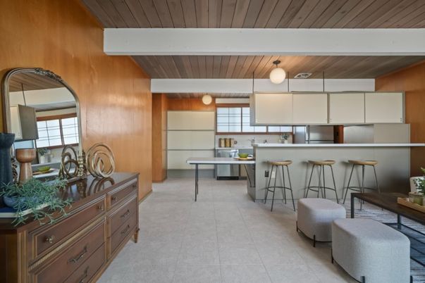 Interior, Kitchen, Wooden Ceilings, Wooden Walls