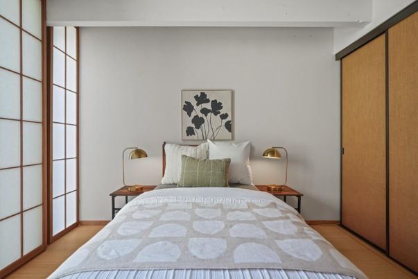 Bedroom, Interior, Wood Texture Flooring