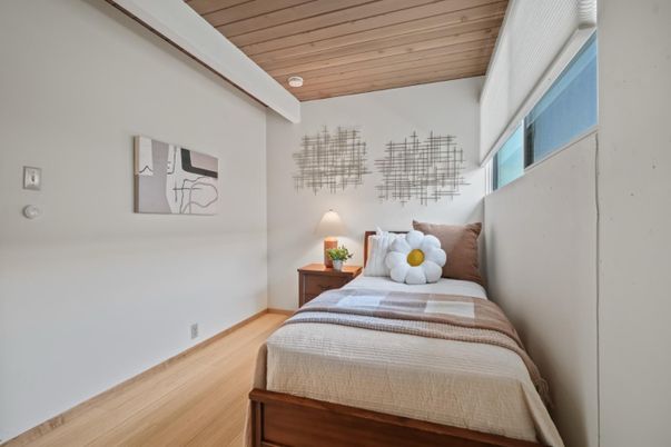 Bedroom, Interior, Wooden Ceilings, Wood Texture Flooring