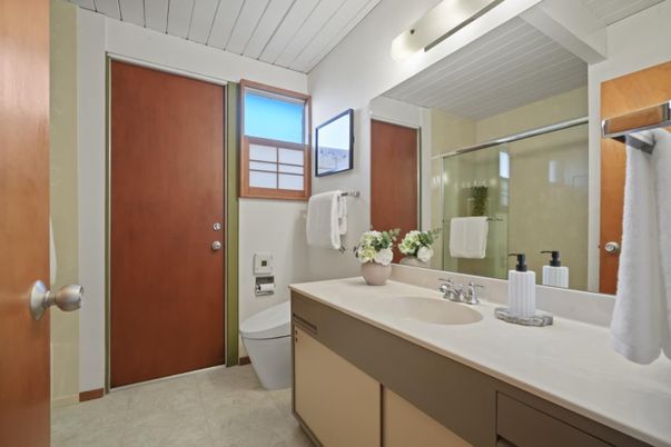 Bathroom, Glass Shower, Interior