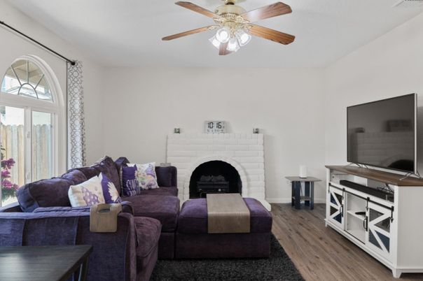 Fireplace, Interior, Living room, Wood Texture Flooring
