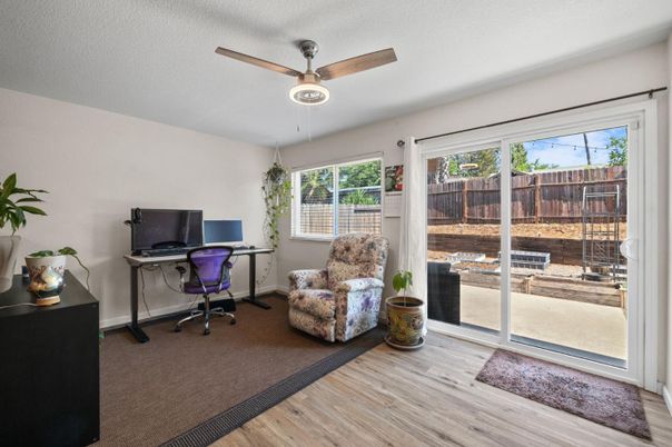 Home Office, Interior, Wood Texture Flooring