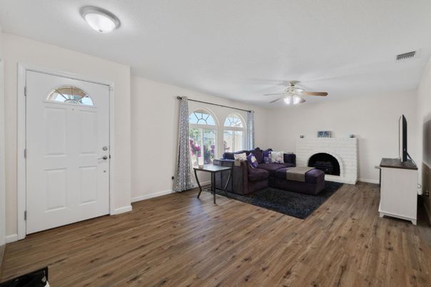 Fireplace, Interior, Living room, Wood Texture Flooring