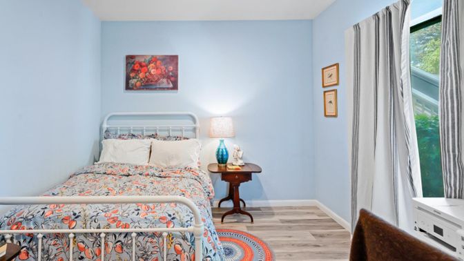 Bedroom, Interior, Wood Texture Flooring