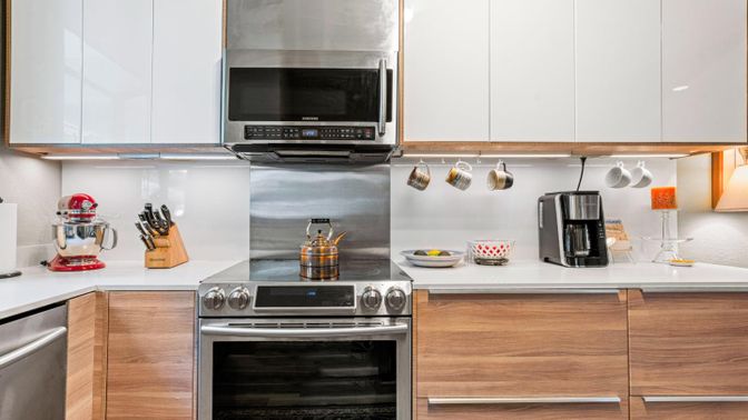 Interior, Kitchen, Stainless Steel Appliances