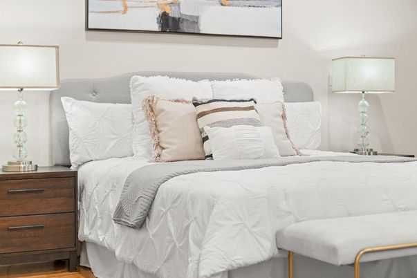 Bedroom, Interior, Wood Texture Flooring