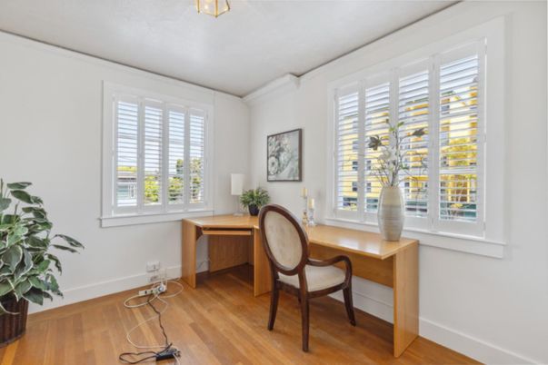 Home Office, Interior, Wood Texture Flooring