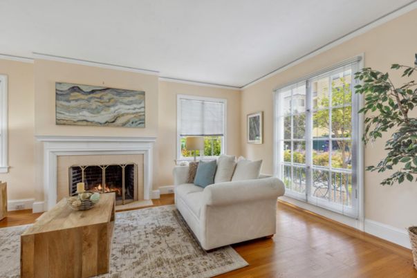 Fireplace, Interior, Living room, Wood Texture Flooring