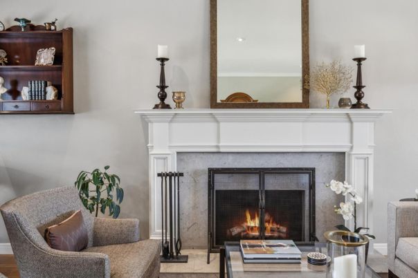 Fireplace, Interior, Recessed Lighting