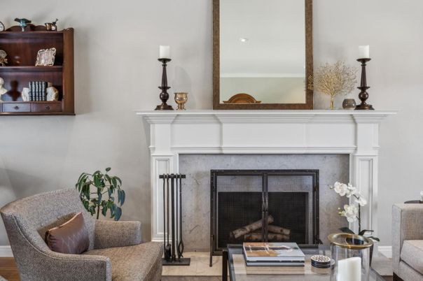 Fireplace, Interior, Recessed Lighting