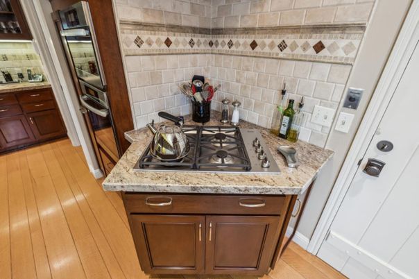Interior, Kitchen, Wood Texture Flooring