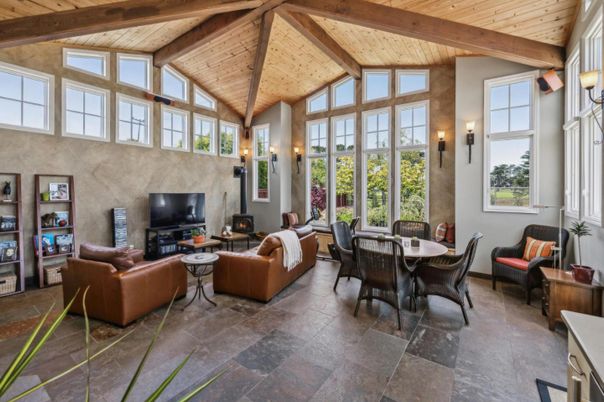 Dining room, Fireplace, Interior, Living room, Wooden Beams, Wooden Ceilings