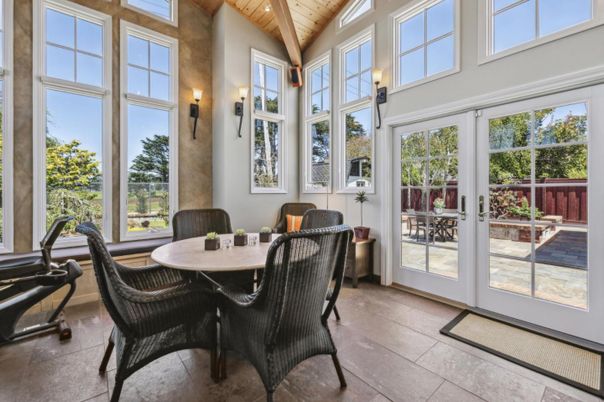 Dining room, Interior, Sun Room, Wooden Beams, Wooden Ceilings