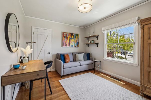 Home Office, Interior, Wood Texture Flooring