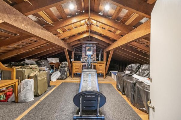 Fitness Equipment, Interior, Wooden Beams, Wooden Ceilings