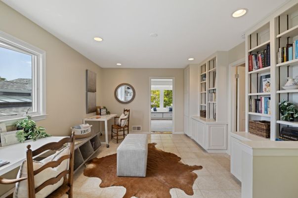 Home Office, Interior, Recessed Lighting