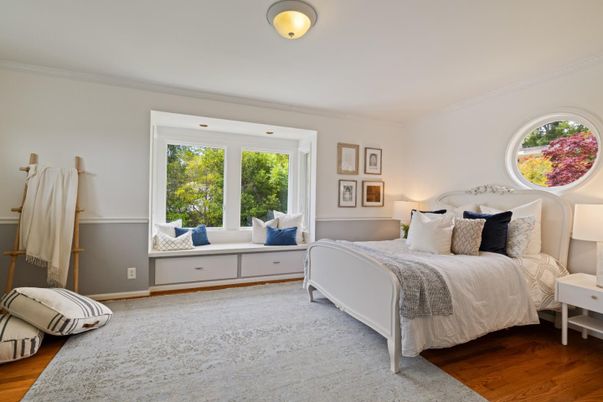 Bedroom, Interior, Wood Texture Flooring