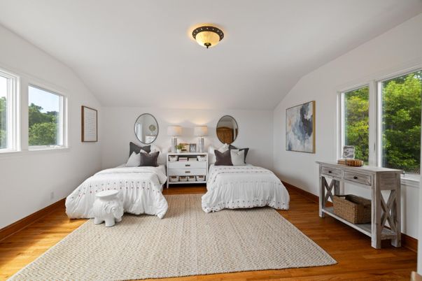 Bedroom, Interior, Wood Texture Flooring