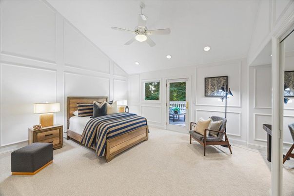 Bedroom, Interior, Recessed Lighting