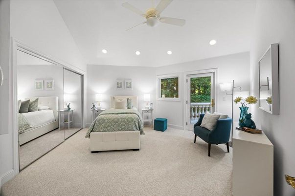 Bedroom, Interior, Recessed Lighting