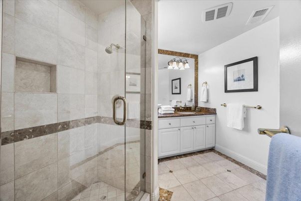 Bathroom, Glass Shower, Interior