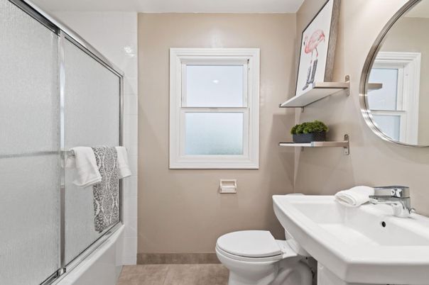Bathroom, Glass Shower, Interior