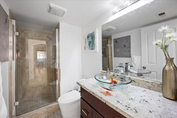 Bathroom, Glass Shower, Interior