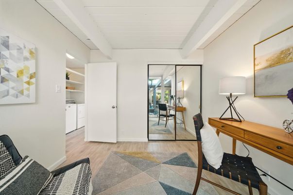 Home Office, Interior, Wood Texture Flooring