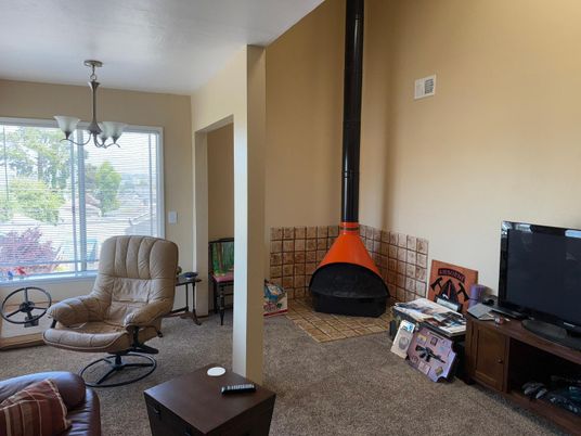 Fireplace, Interior, Pendant Lights