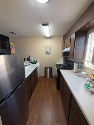Interior, Kitchen, Wood Texture Flooring