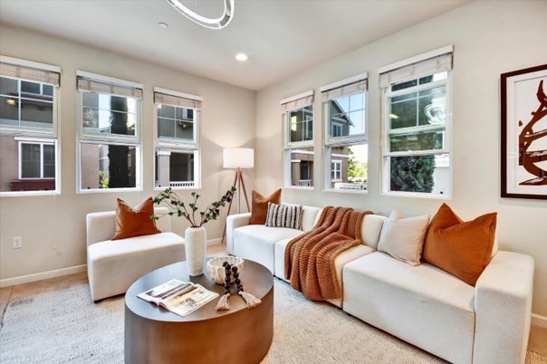 Interior, Living room, Recessed Lighting