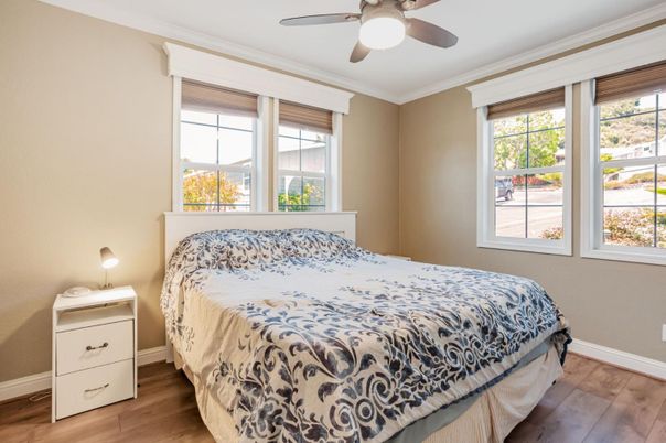 Bedroom, Interior, Wood Texture Flooring
