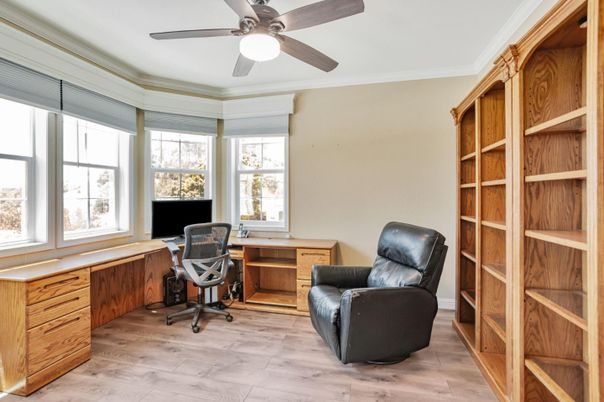 Home Office, Interior, Wood Texture Flooring