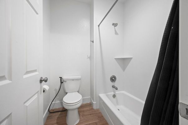 Bathroom, Interior, Wood Texture Flooring