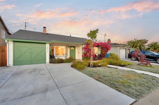 Attached, Backyard, Exterior, Facade, Ranch