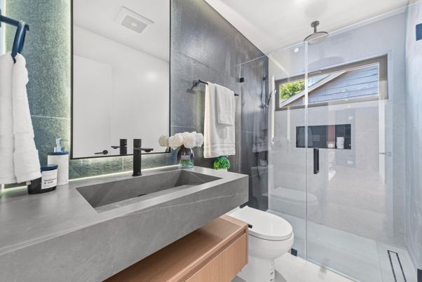 Bathroom, Glass Shower, Interior