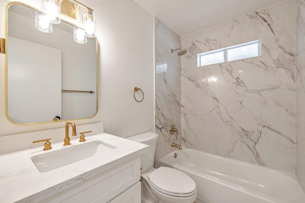 Bathroom, Interior, Marble Walls