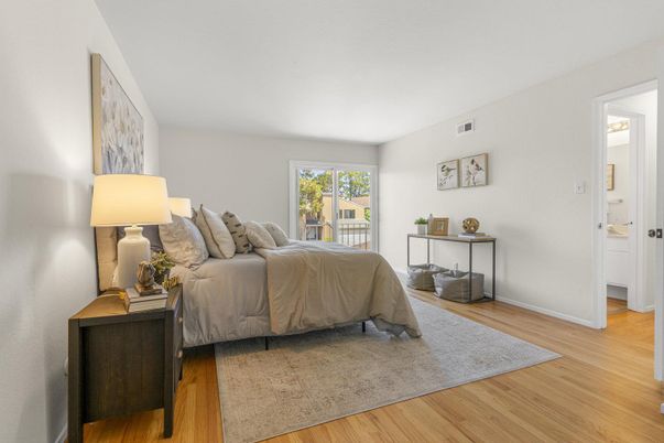 Bedroom, Interior, Wood Texture Flooring