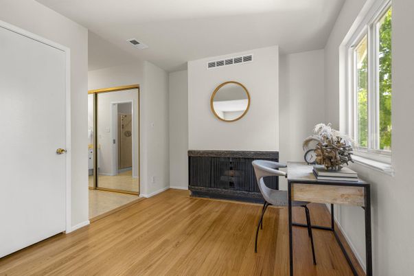 Home Office, Interior, Wood Texture Flooring