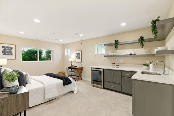 Bedroom, Interior, Recessed Lighting