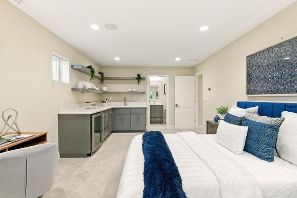 Bedroom, Interior, Recessed Lighting