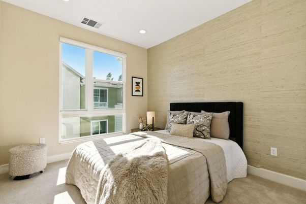 Bedroom, Interior, Recessed Lighting